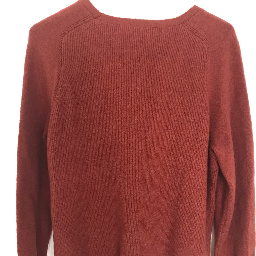LOFT Rust Orange Crewneck Sweater - Picture 5 of 8